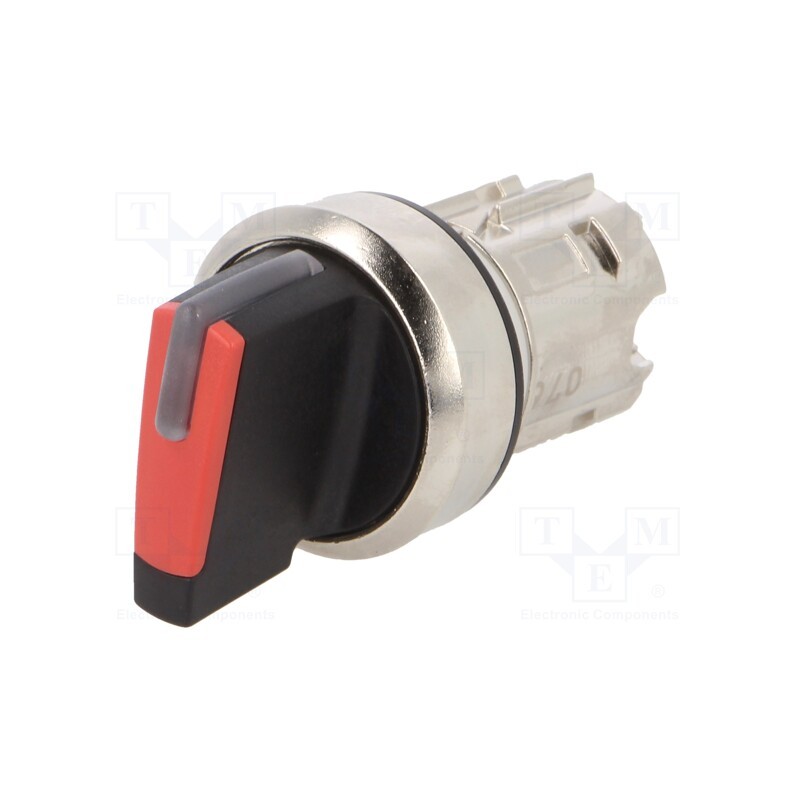 1 pcs x SIEMENS - 3SU1052-2BL20-0AA0 - Switch: rotary, 22mm, Stabl.pos: 3, red, depending on the holder