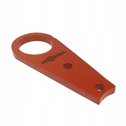 Rear plate of a Polish rotary mower