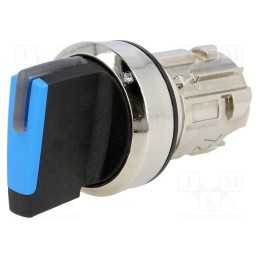 1 pcs x SIEMENS - 3SU1052-2BC50-0AA0 - Switch: rotary, 22mm, Stabl.pos: 1, blue, depending on the holder