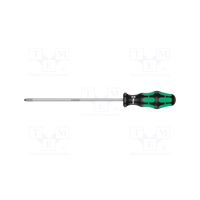 1 pcs x WERA - 5008725001 - Screwdriver, Phillips, PH2, Kraftform Plus-300