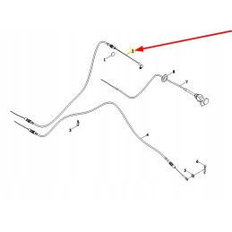 Te2s203010002k hand throttle cable