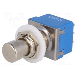 1 pcs x CLIFF - FC71101 - Switch: push-button, Pos: 2, 3PDT, 2A/250VAC, OFF-ON, Illumin: none