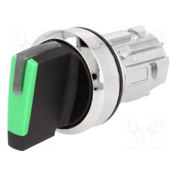 1 pcs x SIEMENS - 3SU1052-2BC40-0AA0 - Switch: rotary, 22mm, Stabl.pos: 1, green, depending on the holder