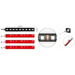 LED interior lighting in the car cabin RGB pilot