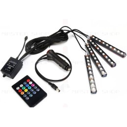 LED interior lighting in the car cabin RGB pilot