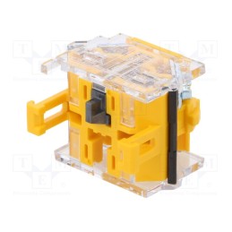 1 pcs x EAO - 704.900.2 - Contact block, 22mm, OptoHiT, -40÷55°C, front fixing, Contacts: NC