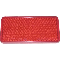 Red self-adhesive reflector 94x44 2 pcs