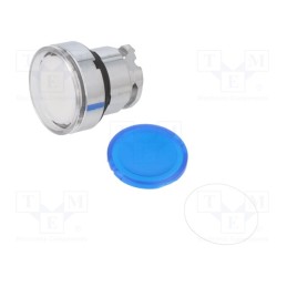 1 pcs x SCHNEIDER ELECTRIC - ZB4BA68 - Switch: push-button, 22mm, Stabl.pos: 1, blue, ZBVB,ZBVG,ZBVJ,ZBVM