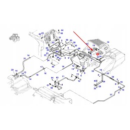 931202700300 rubber elbow of the fuel system