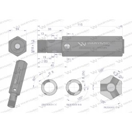 Safety valve for hydraulic pump for central heating