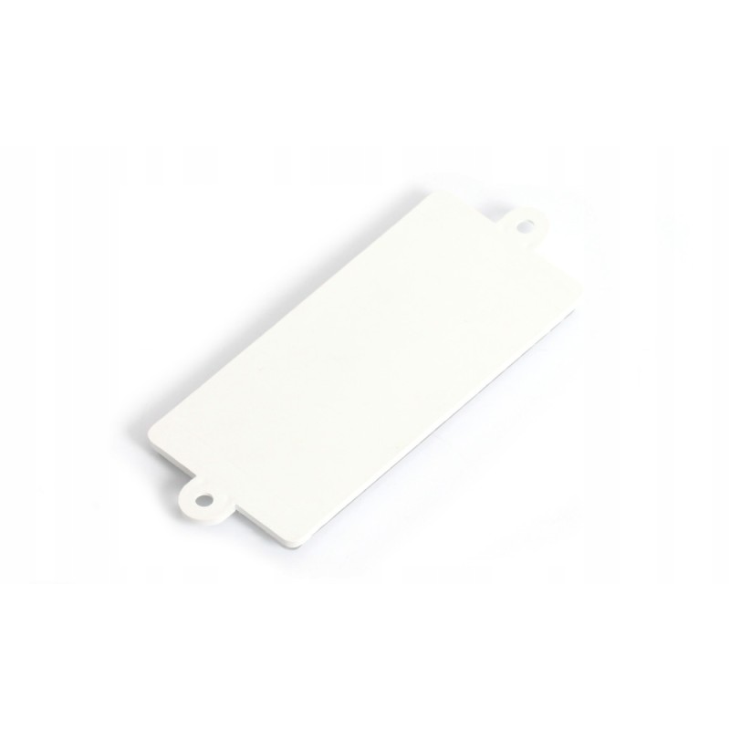 Reflective orange rectangular ear