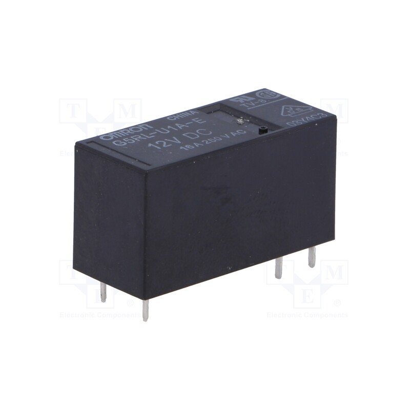 1 pcs x OMRON OCB - G5RL-U1A-E-12DC - Relay: electromagnetic, SPST, Ucoil: 12VDC, Icontacts max: 16A