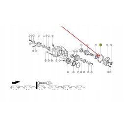613995 0 separation gear seal