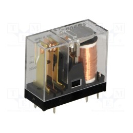 1 pcs x OMRON OCB - G2RK-1 12VDC - Relay: electromagnetic, SPDT, Ucoil: 12VDC, Icontacts max: 5A, PCB