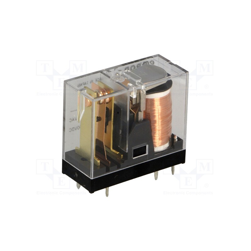 1 pcs x OMRON OCB - G2RK-1 12VDC - Relay: electromagnetic, SPDT, Ucoil: 12VDC, Icontacts max: 5A, PCB