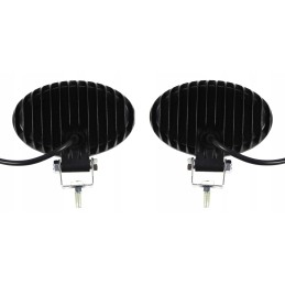 Work lamp 8 LED oval halogen 12 24v x2 pcs