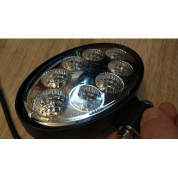 Work lamp 8 LED oval halogen 12 24v x2 pcs