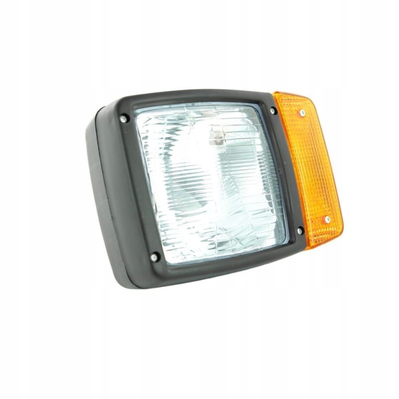 Headlight with rectangular turn signal jcb