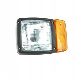 Headlight with rectangular turn signal jcb