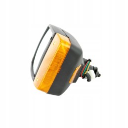 Headlight with rectangular turn signal jcb