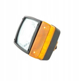Headlight with rectangular turn signal jcb