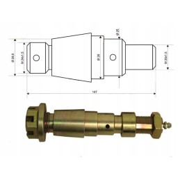 C50 actuator mounting pin, long mtz 150mm