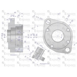 Deutz Fah starter head, magneton type 91427