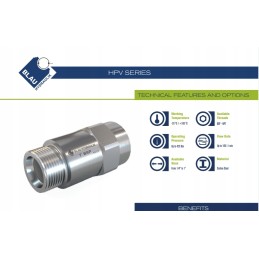 Safety valve for trailer vuba ab 1 4 set