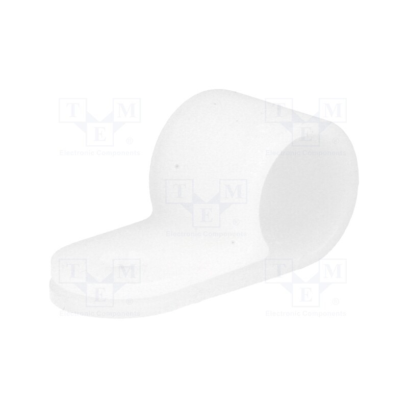 50 pcs x FIX&FASTEN - FIX-CC-13 - Fixing clamp, Cable P-clips, ØBundle : 8.3mm, polyamide, natural