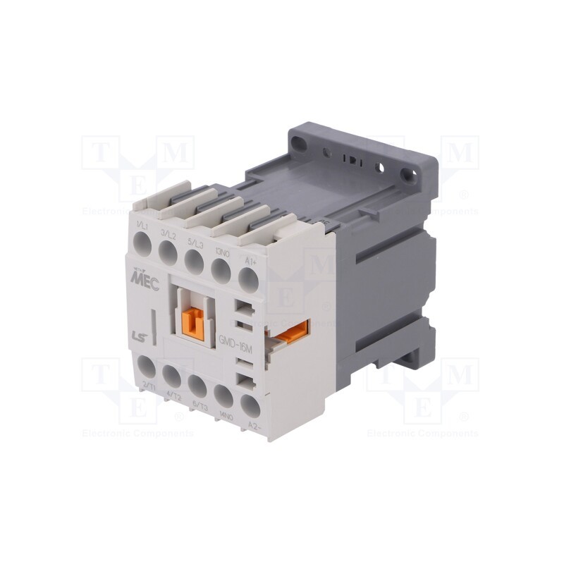 1 pcs x LS ELECTRIC - GMD-16M 24VDC 1A - Contactor: 3-pole, NO x3, Auxiliary contacts: NO, 24VDC, 16A, IP20