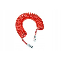 Red silicone spiral air duct