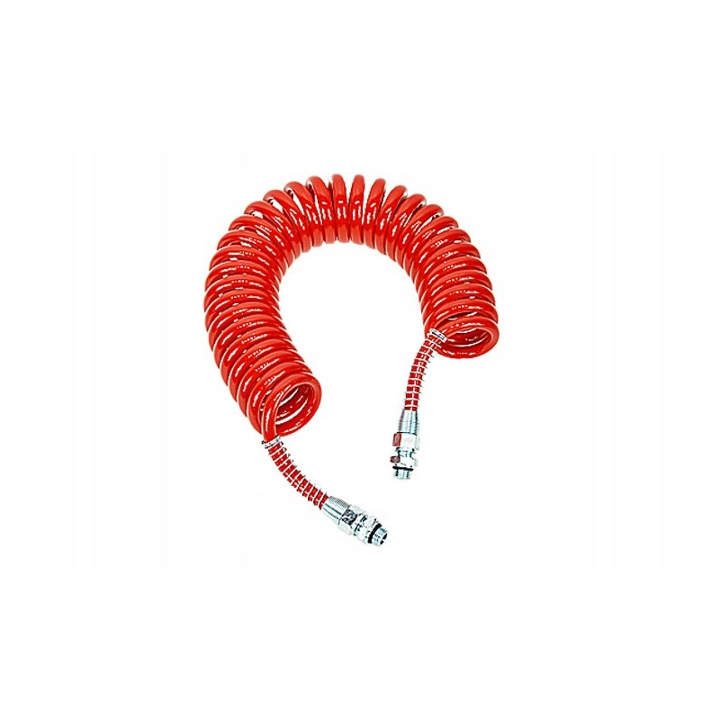 Red silicone spiral air duct