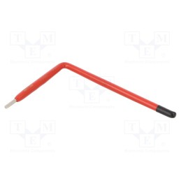 1 pcs x BAHCO - 1999MV-3 - Wrench, hex key,insulated, HEX 3mm, tool steel, 1kV