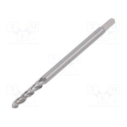 1 pcs x Vu00d6LKEL - 37722 - Tap, high speed steel cobalt HSS-E, M2,5, 0.45, 50mm, 2,1mm