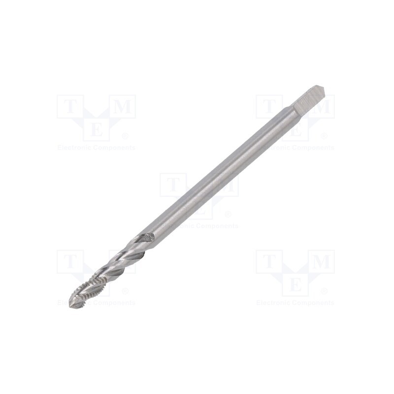 1 pcs x Vu00d6LKEL - 37722 - Tap, high speed steel cobalt HSS-E, M2,5, 0.45, 50mm, 2,1mm