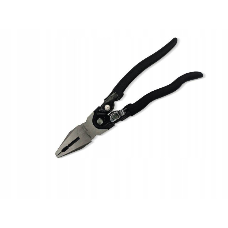 Combination pliers, reinforced grip with a joint