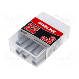 1 set x PROLINE - 10601 - Holders for screwdriver bits, Socket: 1/4', Overall len: 60mm