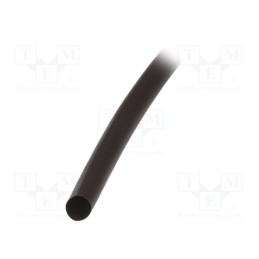 60 m x HELLERMANNTYTON - 315-50480 - Heat shrink sleeve, 2: 1, 4.8mm, black