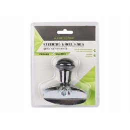 Silver foldable steering wheel knob