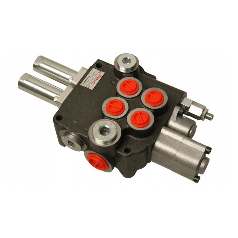 2-section distributor, 80 l sec, floating on cables