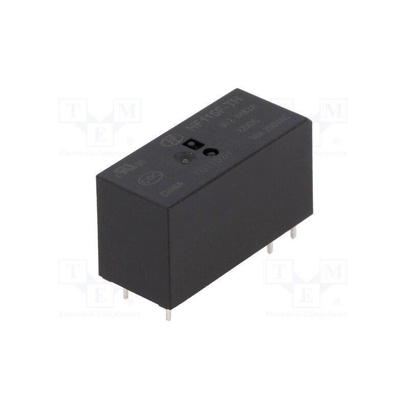 1 pcs x HONGFA RELAY - HF115F-TH/012-1HS3A - Relay: electromagnetic, SPST-NO, Ucoil: 12VDC, 10A, 10A/250VAC