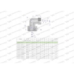 Hydraulic elbow ab m12x1 5 06l xevw 2 pcs
