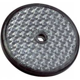 White reflector, diameter 60mm, 2 pcs