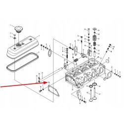 Km485qb 06111 thermostat housing gasket