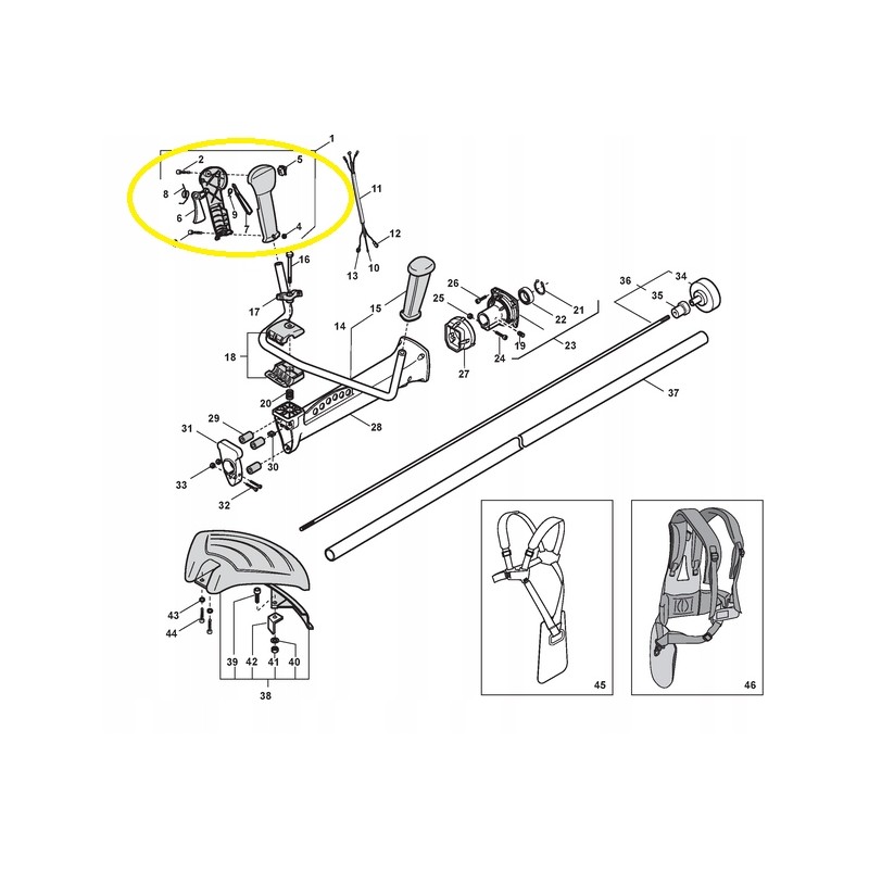 Star steering handle complete with Stig shifters