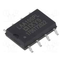 1 pcs x IXYS - LAA100PL - Relay: solid state, SPST-NO x2, Icntrl max: 50mA, 120mA, 25Ω, SMT