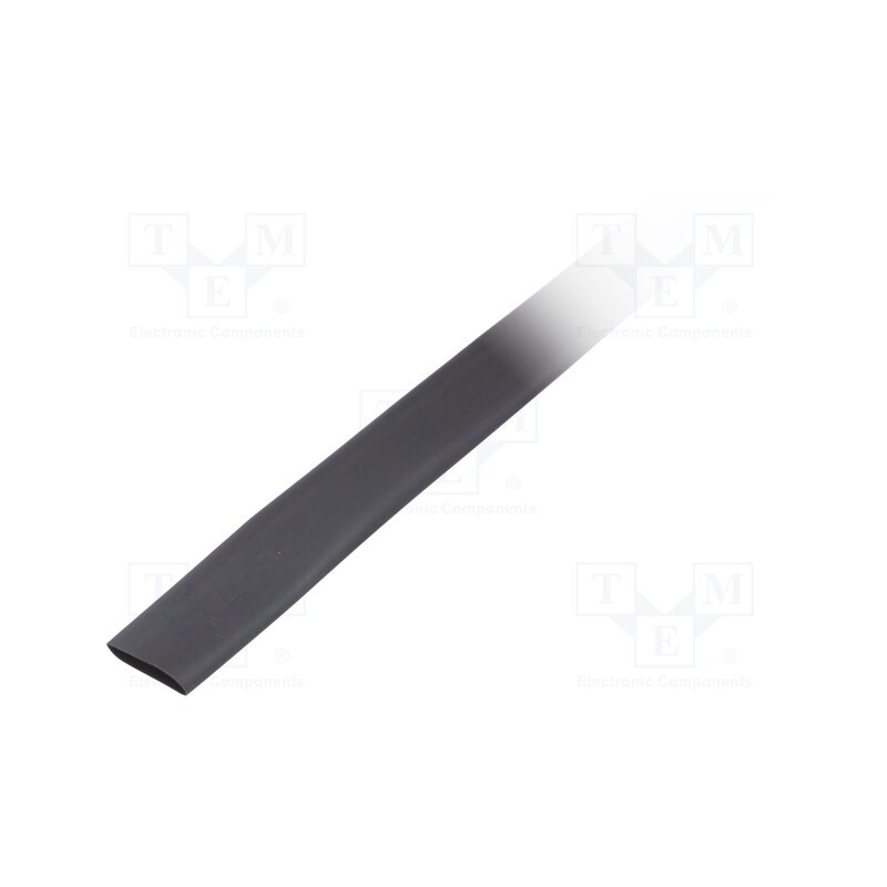 75 m x TE Connectivity - GPO-135-12.7/6.4-0-SP - Heat shrink sleeve, glueless, 2: 1, 12.7mm, black, polyolefine
