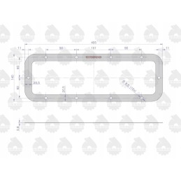 Set of final drive seals 50528020 50