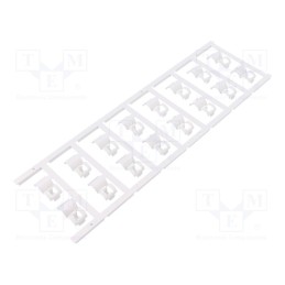 80 pcs x WEIDMu00dcLLER - SFC 3/12 MC NE WS - Markers, 3.5÷7mm, polyamide 66, white, -40÷100°C, snap fastener