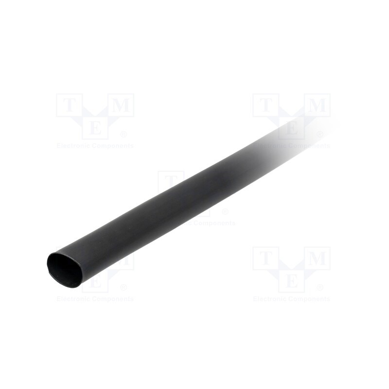 80 m x TE Connectivity - ATUM-24/8-0-SP - Heat shrink sleeve, glued, 3: 1, 24mm, black, polyolefine, reel
